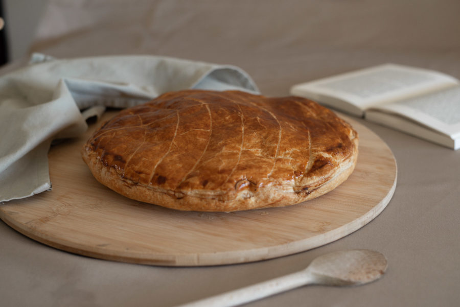 La Galette frangipane à la compote de pommes